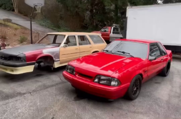 Someone is building a Saleen Mustang wagon