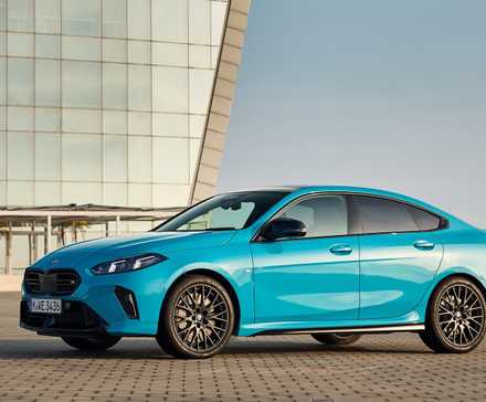 Blue BMW M235 Gran Coupe 2025