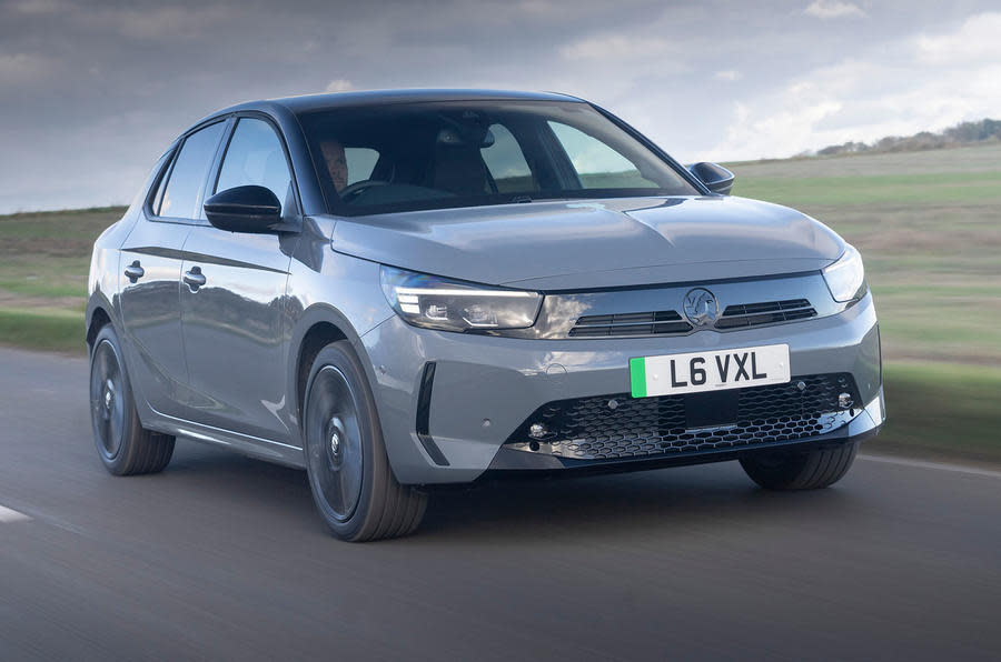 Vauxhall Corsa Electric front tracking