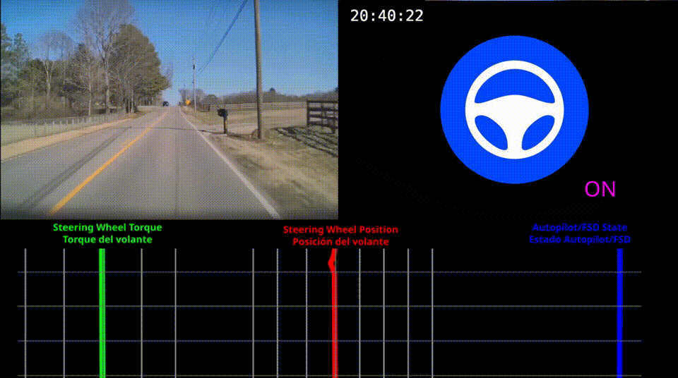 Tesla FSD crash in Alabama, 2025.