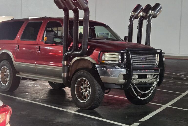 Biggest exhaust you have please.....