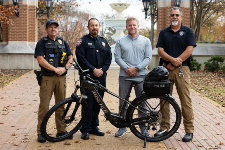 Donors help UNA Police add e-bikes to campus patrol