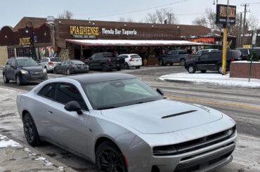 A new model [Dodge Charger R/T] with exhaust pipes.