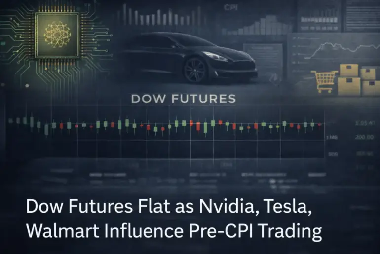 Dow Futures Flat as Nvidia, Tesla, Walmart Drive Pre-CPI Market Moves
