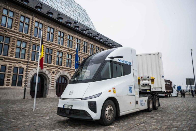 Windrose to assemble electric trucks in Antwerp, Belgium