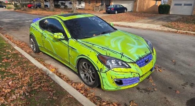 Looks like someone dropped a graphic novel straight into real life.