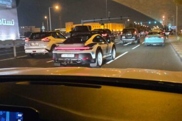 Saw this [Porsche 911 Dakar] when I was out with my friends.