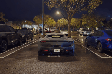 Saw this [Ferrari 296 GTB] sitting out in the rain