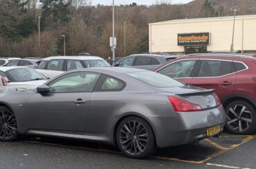 [Infinity G37] never thought I could spot one in a random town in Wales