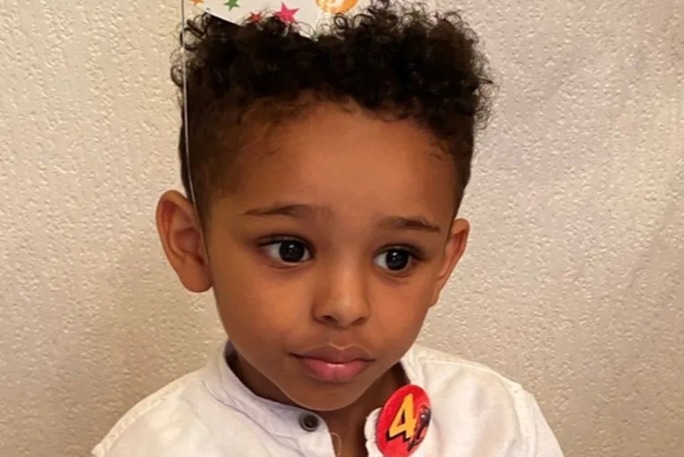 The car struck 5-year-old Fareed Amir, the driver’s own 12 year-old son and then five other parked cars (Family Handout)