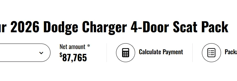 2026 Dodge Charger Scat Pack With Inline 6, the official car of "wasn't this $25,000 cheaper 2 years ago?"