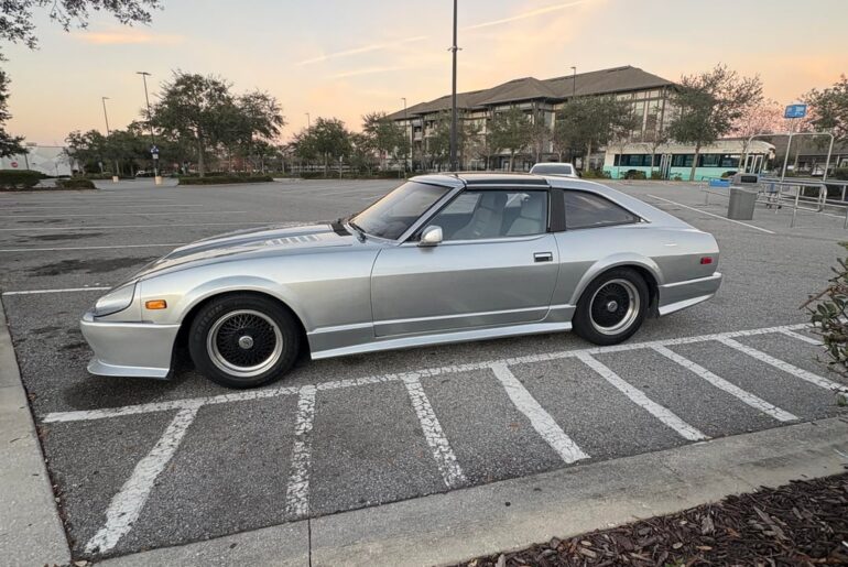 [Datsun 280zx] Walmart parking lot in Florida.