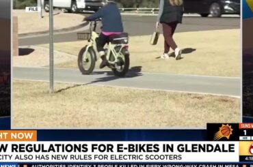 New regulations for e-bikes going into effect in Glendale