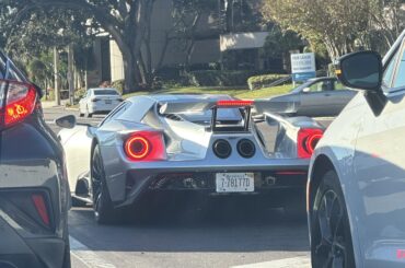 [Ford GT] in traffic this morning