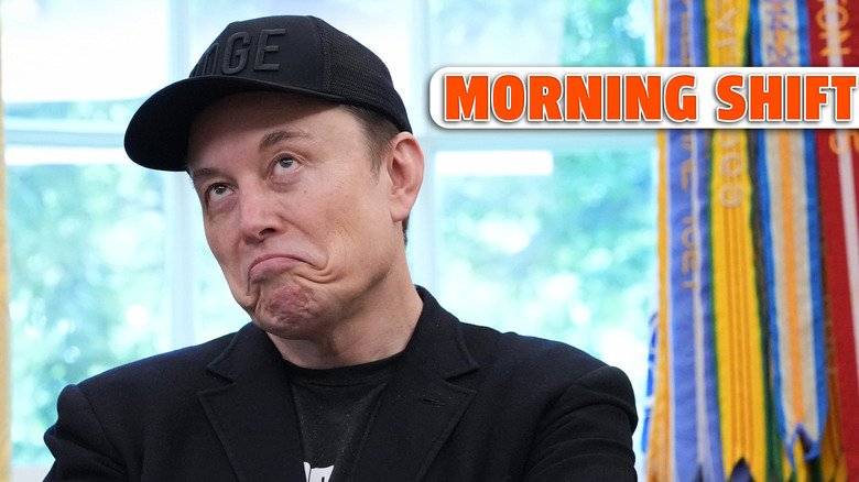 Tesla CEO Elon Musk speaks alongside U.S. President Donald Trump to reporters in the Oval Office of the White House on May 30, 2025 in Washington, DC. Musk, who served as an adviser to Trump and led the Department of Government Efficiency, announced he would leave his role in the Trump administration to refocus on his businesses.