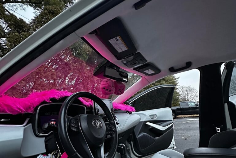 Suede fabric plus starlights done🫱🏽‍🫲🏼