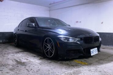 My 2018 340xi on bc racing max low coils.