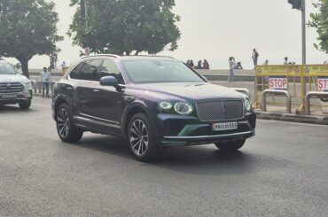 saw this color changing [Bentley Bentayga] being escorted by [Amg g63]s in mumbai