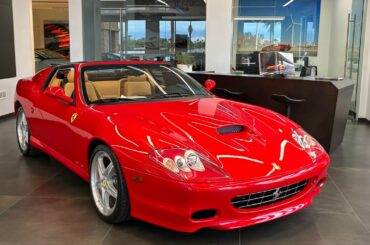 Saw this [2005 Ferrari Superamerica] yesterday at Lamborghini Rancho Mirage