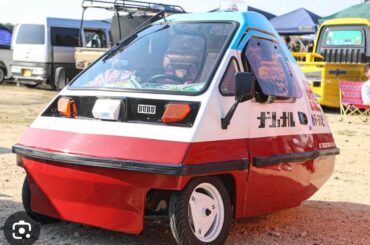 Mitsuoka Motors has made 3 cars called the Bubu: A pyramid-shaped microcar, an entirely cube-shaped 3-wheeler kei car, and a replica Porsche 356