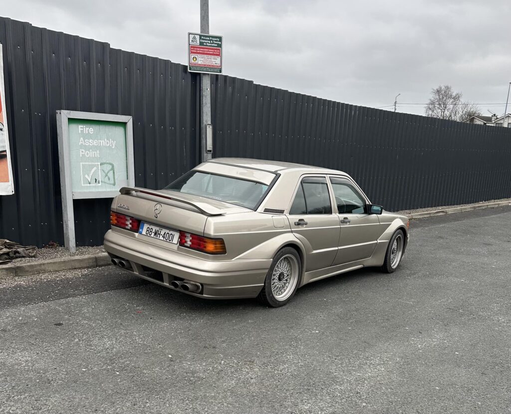 An interesting [Mercedes-Benz 190E] I spotted in Dublin, Ireland