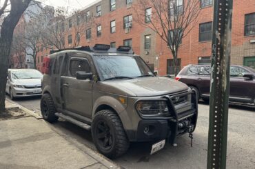 BattleSUV seen in LES NYC [Honda Element]