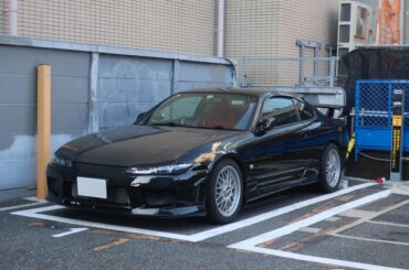 [S15 Spec R] in harajuku first cool car I spotted on my trip to Japan