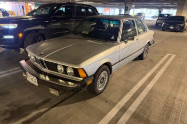 [1978 BMW 320i] that someone is restoring. Absolutely beautiful machine.