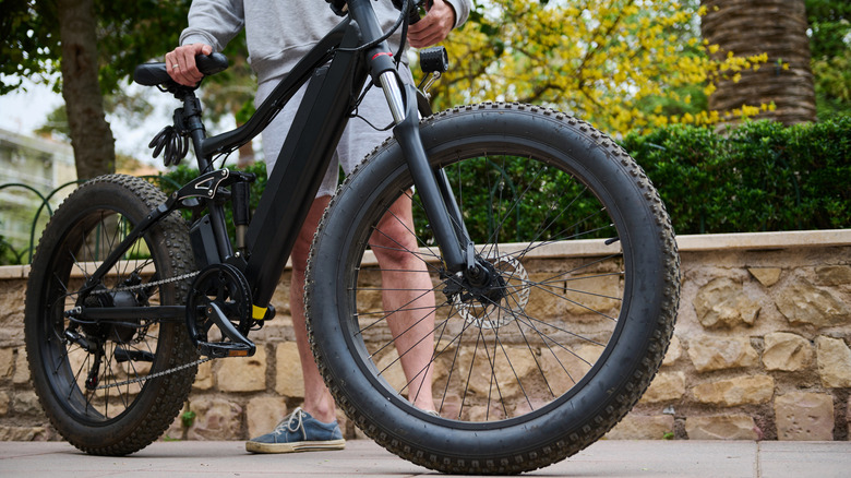 A close-up of an e-bike, New Jersey
