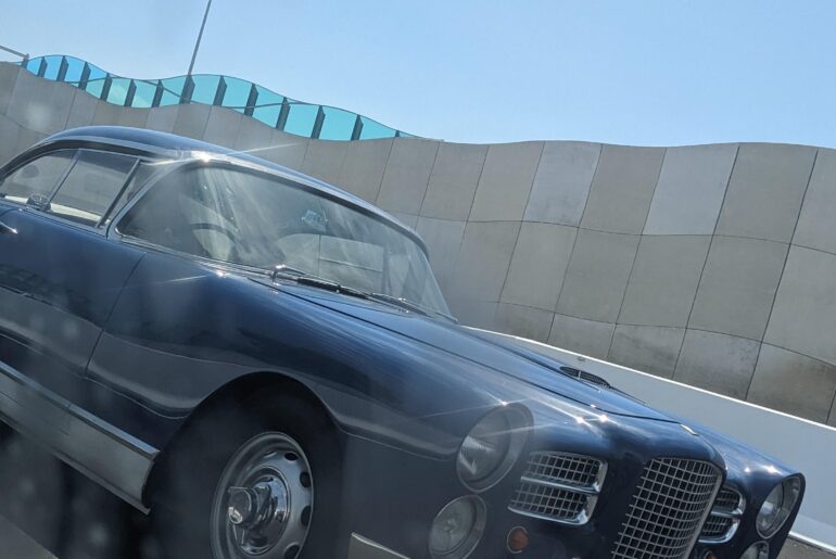 [Facel Vega] on the Westgate Melbourne just after new year's (excuse my filthy window was coming back from a roadtrip)