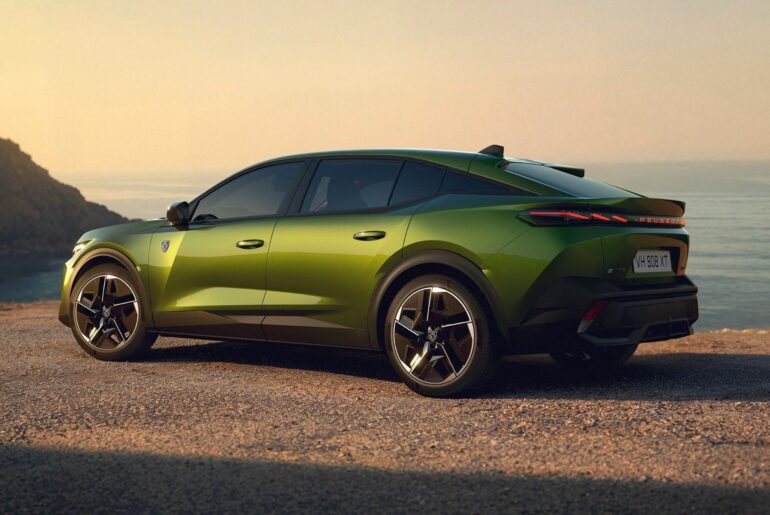 Facelift: Peugeot E-408 now features battery pre-conditioning and V2L