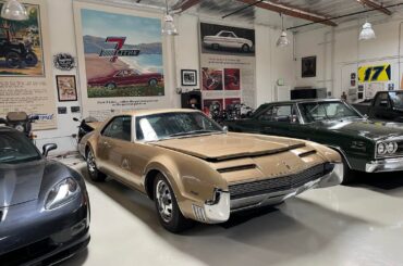 Jay Leno’s Oldsmobile Toronado, which runs 1,076 horsepower through the rear wheels