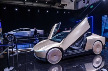 Tesla Cybercab robotaxi prototypes test in Austin this week