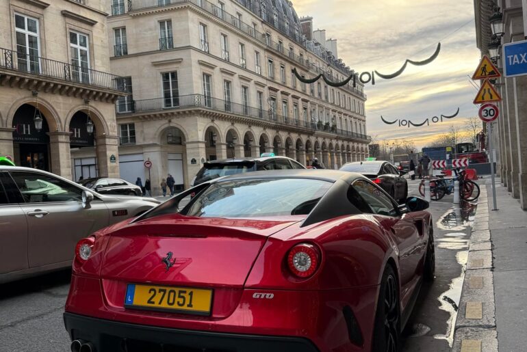 [Ferrari 599 GTO] in Paris
