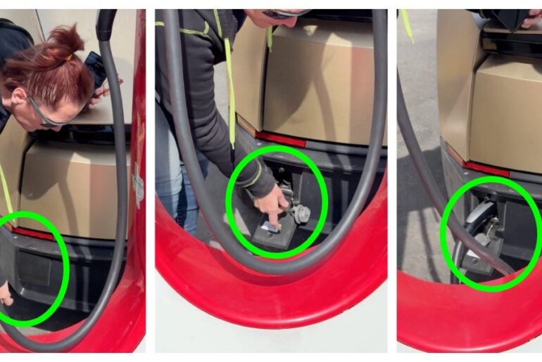 Tesla Cybercab spotted with interesting charging solution, stimulating discussion