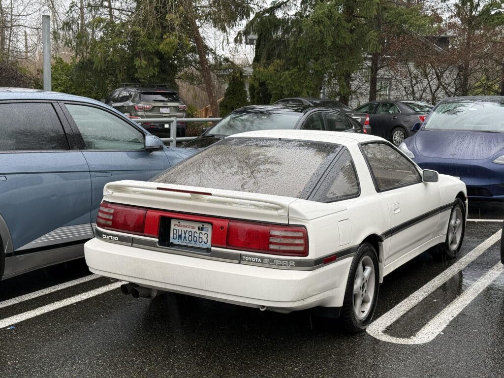 Clean [Toyota Supra Turbo] on a Costco run