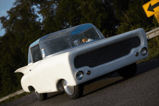 1960 Zar Car prototype. Built in Windsor, Ontario and intended as a lightweight fibreglass micro-sports car. Only one was built before the project folded after the death of it's founder in 1961.