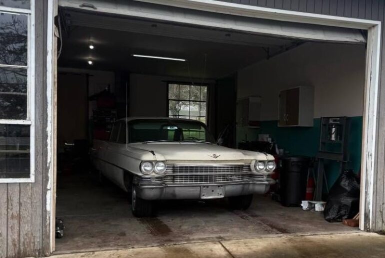 1963 Cadillac, waiting on a friend...