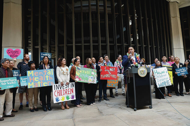 Keiki bills target vaping, e-bikes, mental health, school meals