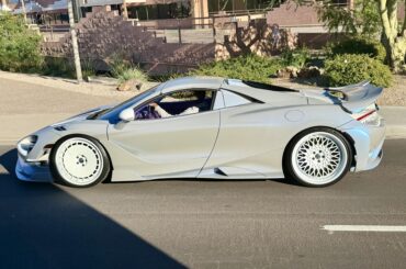 I spotted this tricked-out McLaren while leaving Old Town