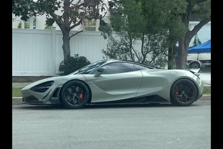 Spotted a [McLaren 765LT] in San Diego