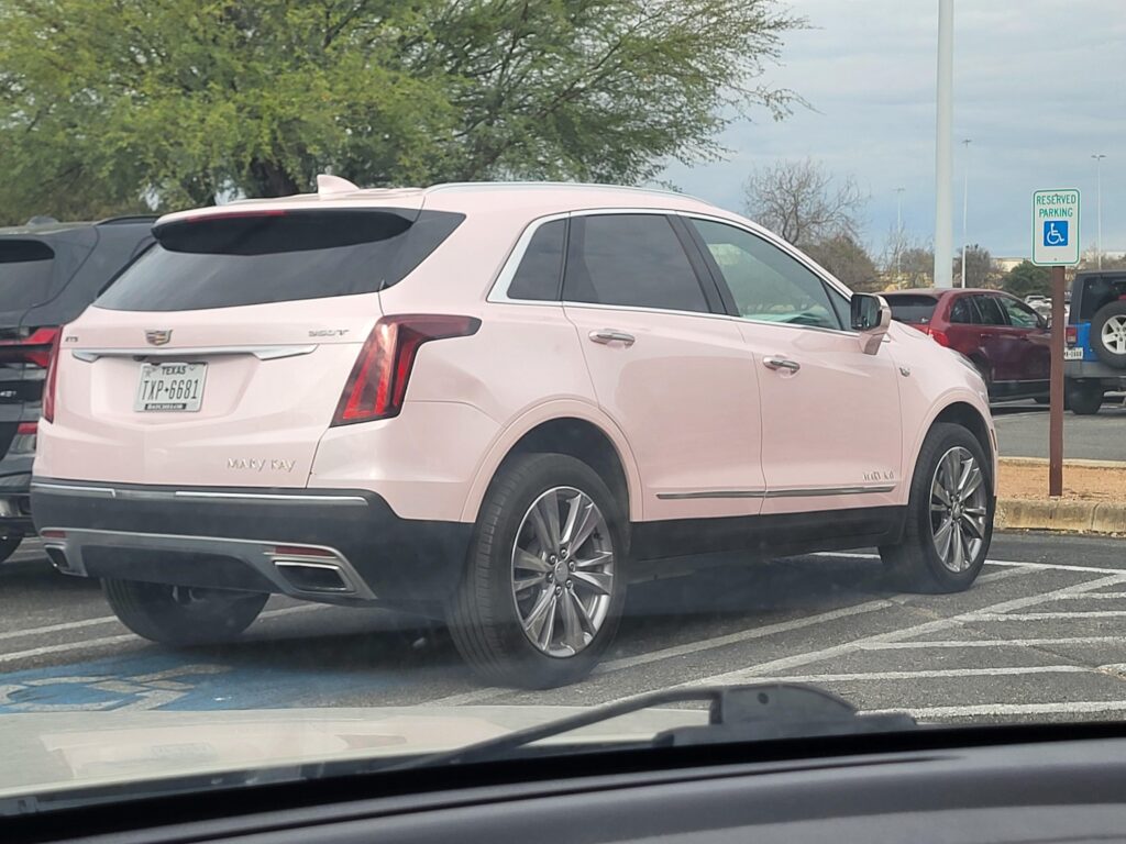 The first car that my girlfriend knew but I didnt [Mary Kay Caddilac]