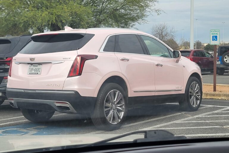 The first car that my girlfriend knew but I didnt [Mary Kay Caddilac]