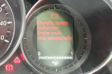 2013 Mazda 6 Skyactiv – Engine starts, but NO charging. Two alternators replaced. Car sat in the driveway for a month.