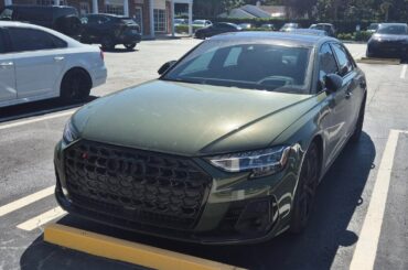 [Audi S8]. Would love to have one of these super saloons...