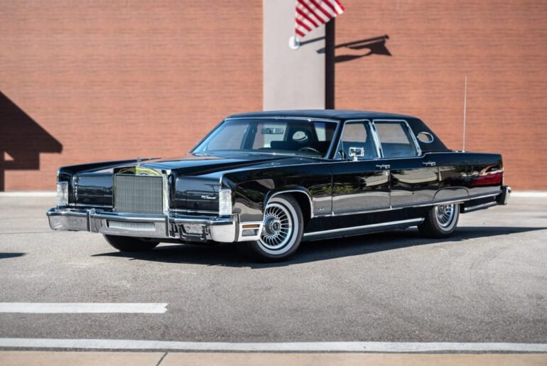 1977 Lincoln Continental with a Coyote V8