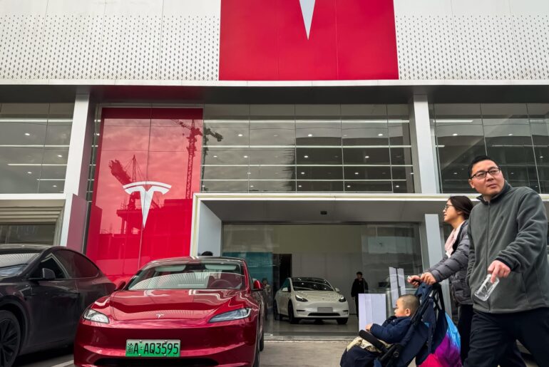 Tesla maintains competitive showing in China-made EV sales despite industry headwinds