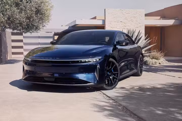 2024 Lucid Air Sapphire Front Angle