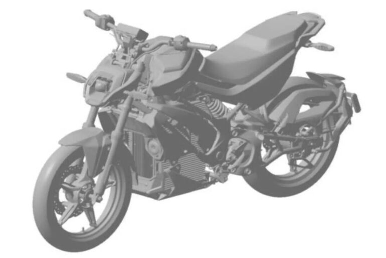 Hero Vida Ubex Electric Motorcycle Design Patented in India - Here Is What It Means