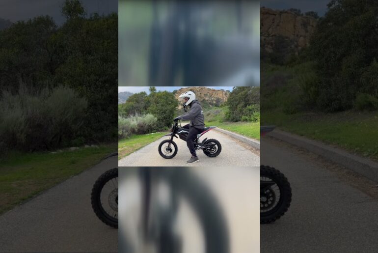 This Electric Pit Bike is Crazy!  #electricdirtbike